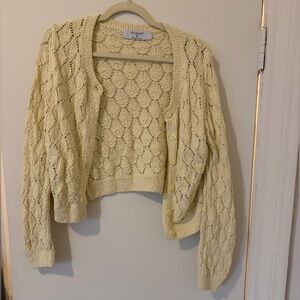 Primark Butter Yellow Women's Cardigan Size M